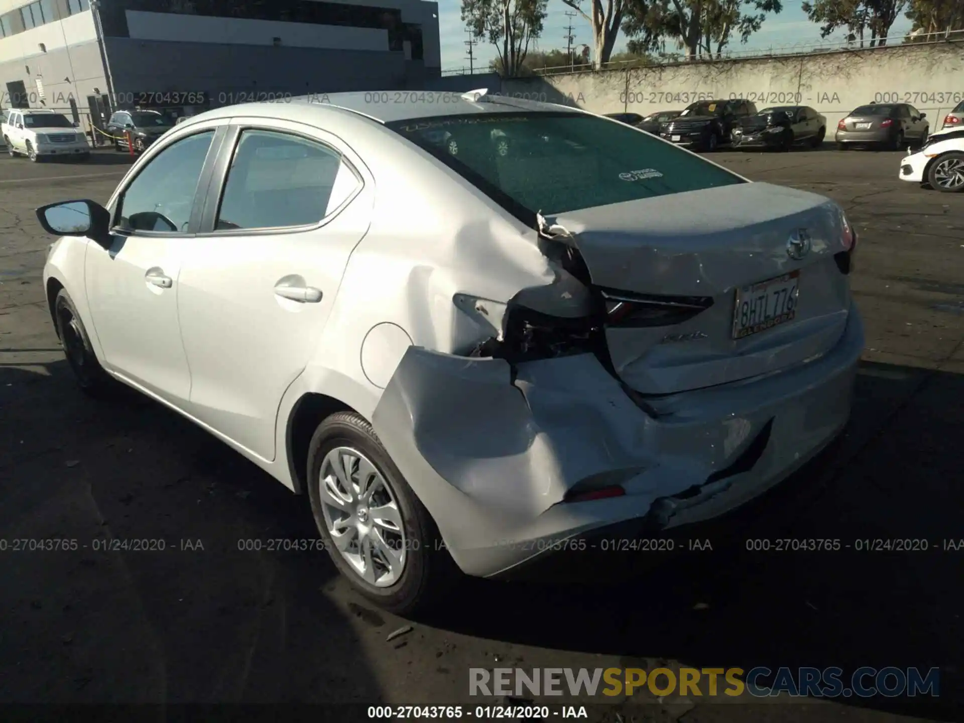 3 Photograph of a damaged car 3MYDLBYV4KY510740 TOYOTA YARIS 2019