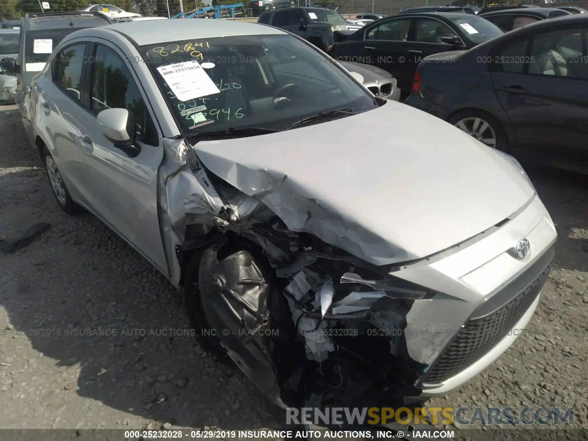 1 Photograph of a damaged car 3MYDLBYV4KY511340 TOYOTA YARIS 2019