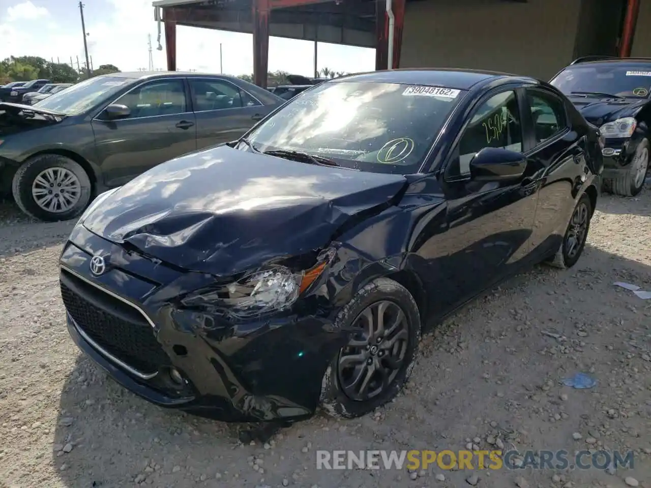 2 Photograph of a damaged car 3MYDLBYV4KY511600 TOYOTA YARIS 2019