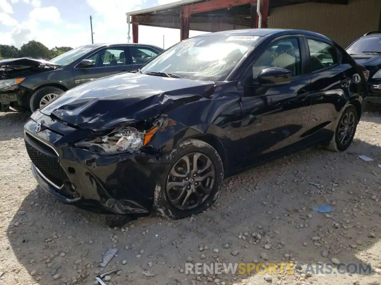 9 Photograph of a damaged car 3MYDLBYV4KY511600 TOYOTA YARIS 2019