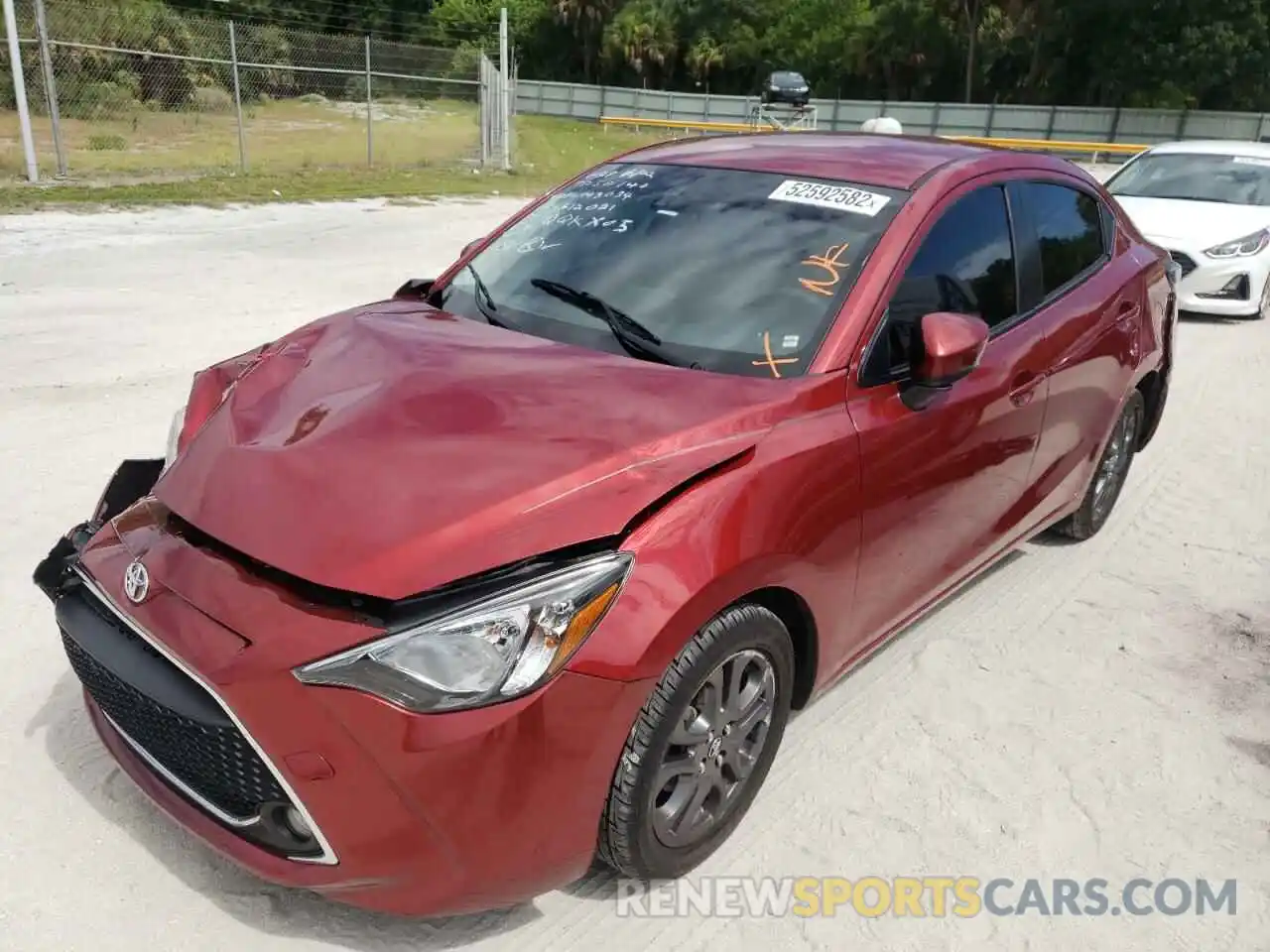 2 Photograph of a damaged car 3MYDLBYV4KY512021 TOYOTA YARIS 2019