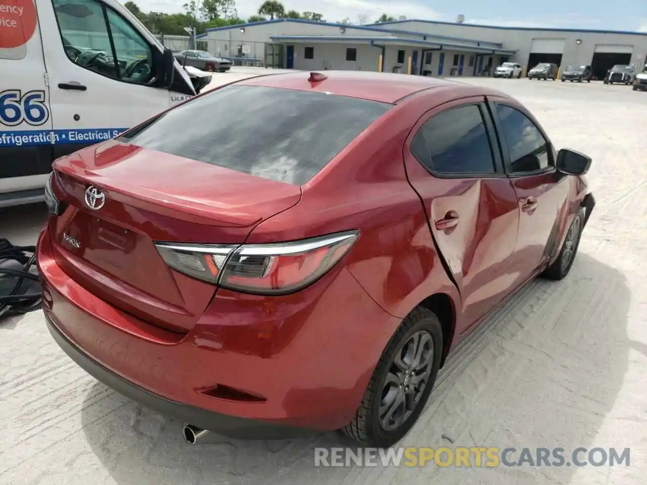 4 Photograph of a damaged car 3MYDLBYV4KY512021 TOYOTA YARIS 2019