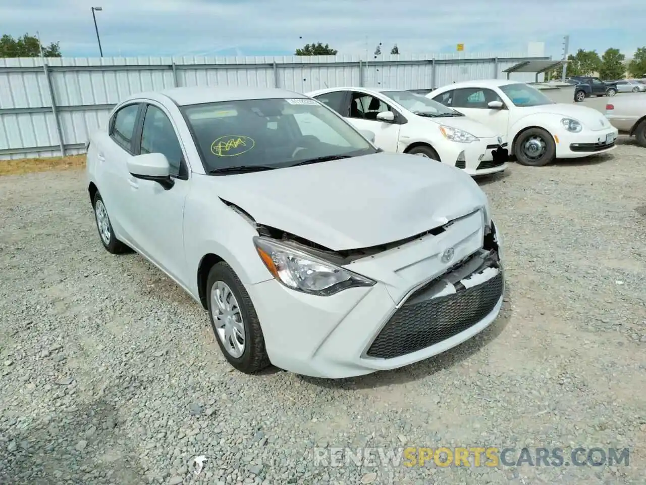 1 Photograph of a damaged car 3MYDLBYV4KY512732 TOYOTA YARIS 2019