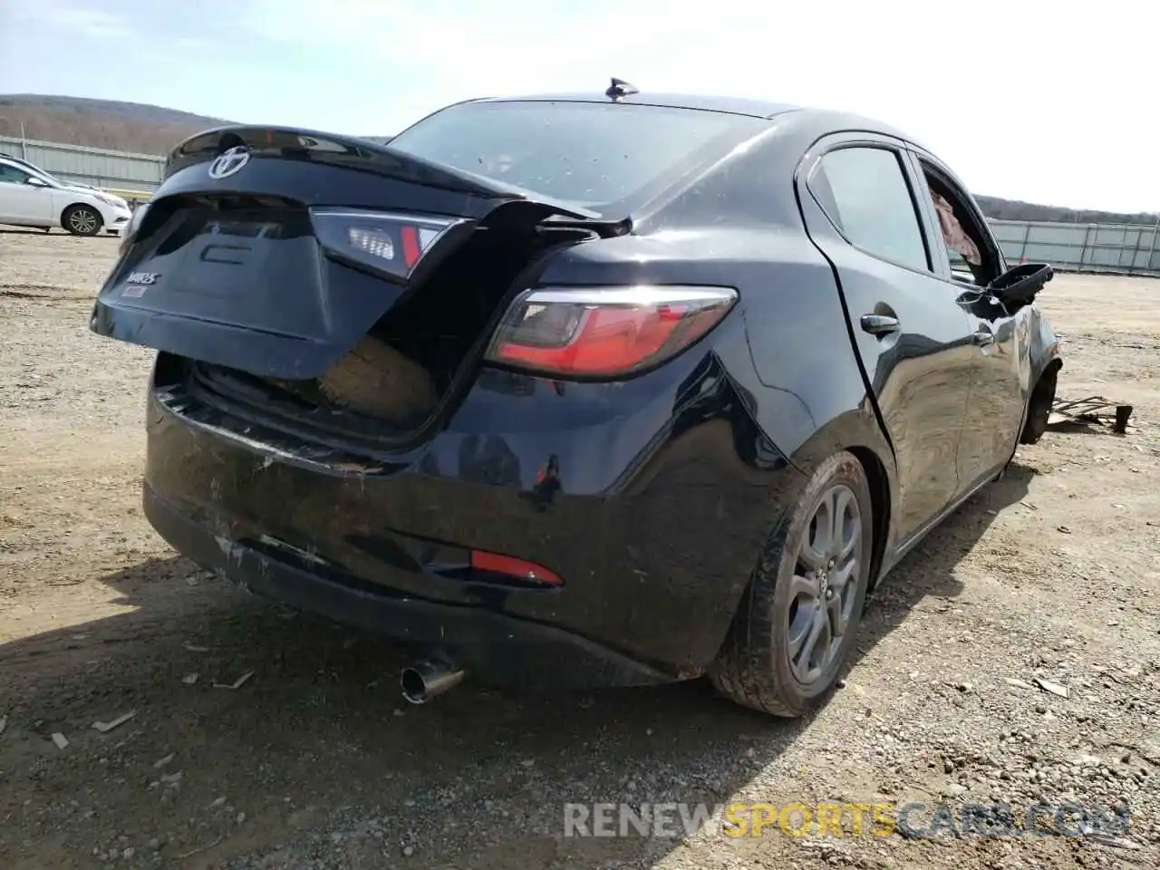 4 Photograph of a damaged car 3MYDLBYV4KY512939 TOYOTA YARIS 2019