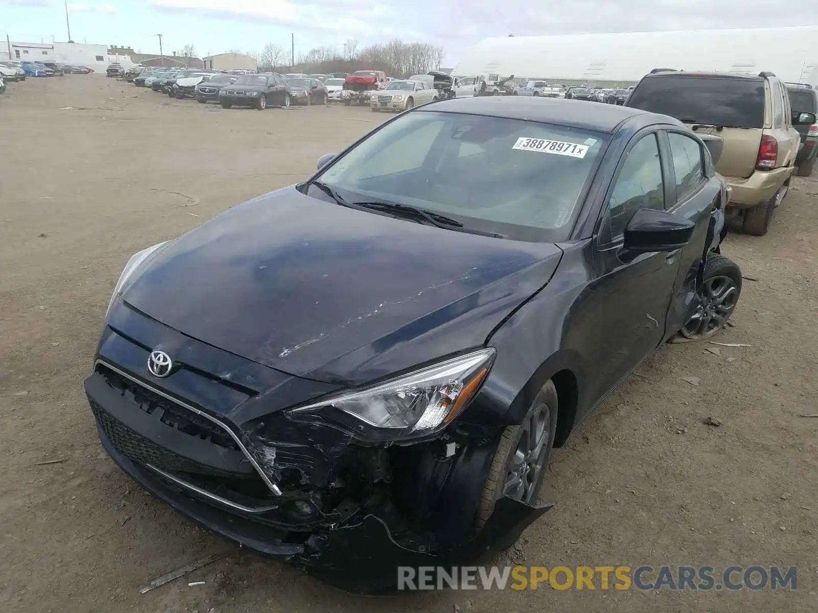 2 Photograph of a damaged car 3MYDLBYV4KY513184 TOYOTA YARIS 2019