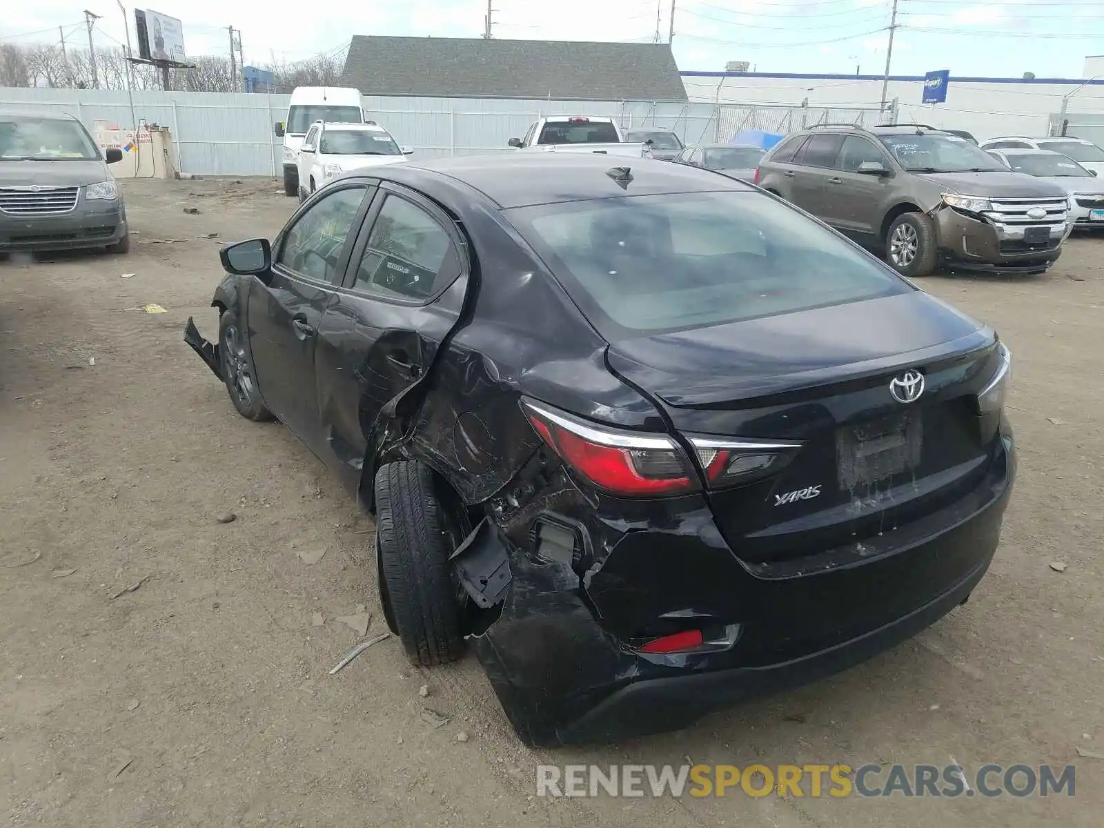 3 Photograph of a damaged car 3MYDLBYV4KY513184 TOYOTA YARIS 2019