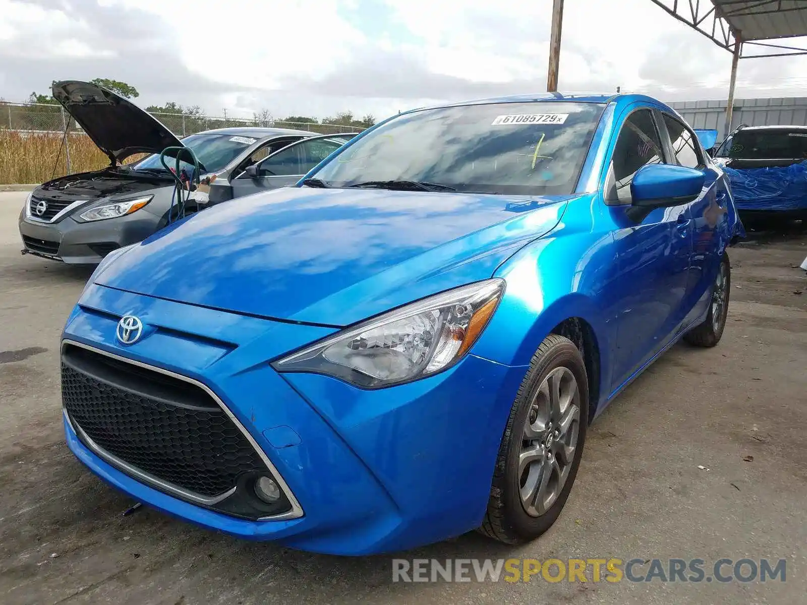 2 Photograph of a damaged car 3MYDLBYV4KY513492 TOYOTA YARIS 2019