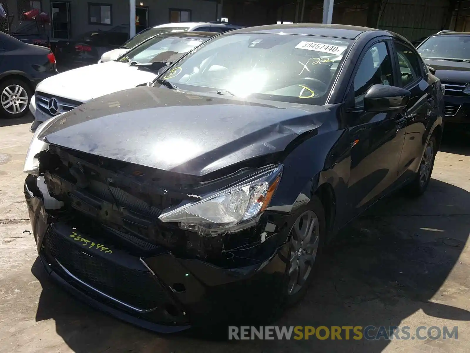 2 Photograph of a damaged car 3MYDLBYV4KY514965 TOYOTA YARIS 2019