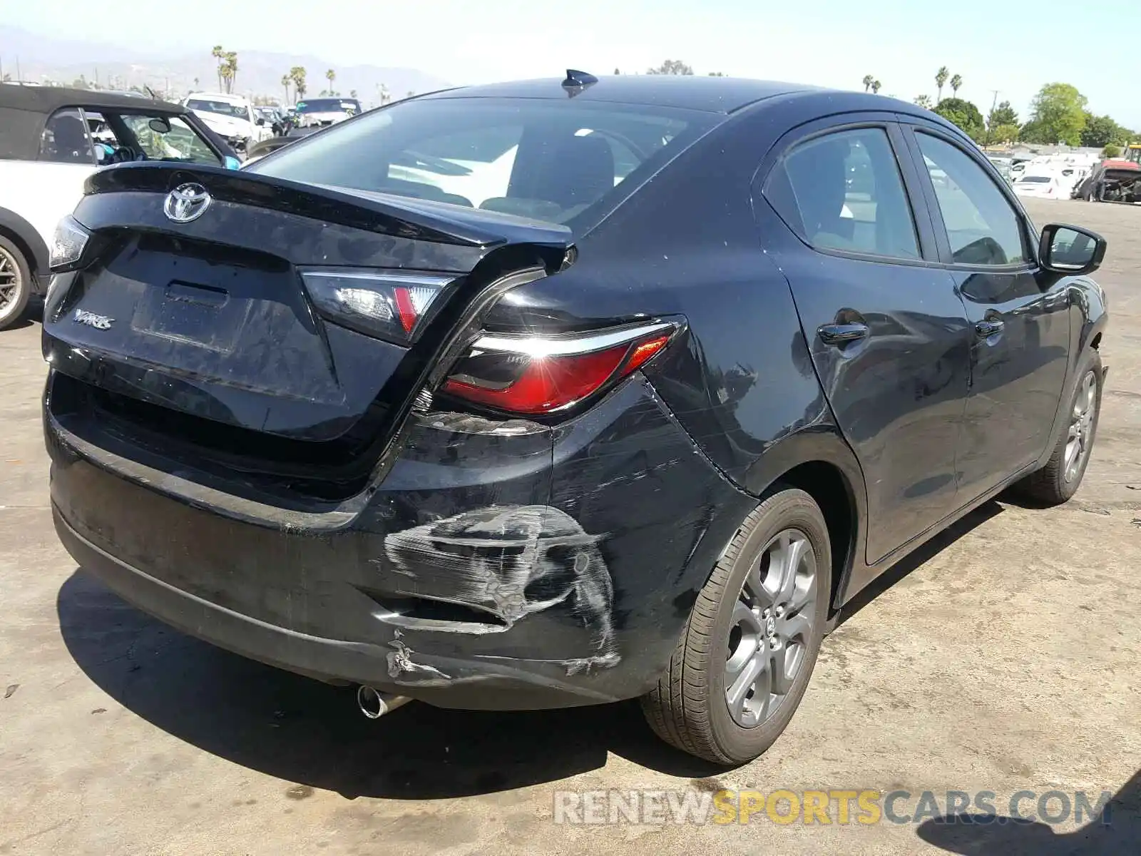 4 Photograph of a damaged car 3MYDLBYV4KY514965 TOYOTA YARIS 2019