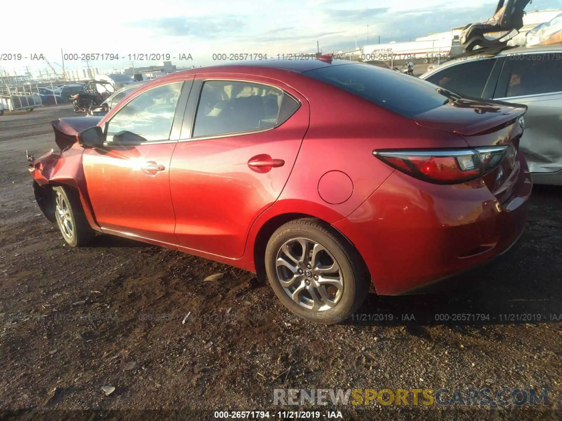 3 Photograph of a damaged car 3MYDLBYV4KY515307 TOYOTA YARIS 2019