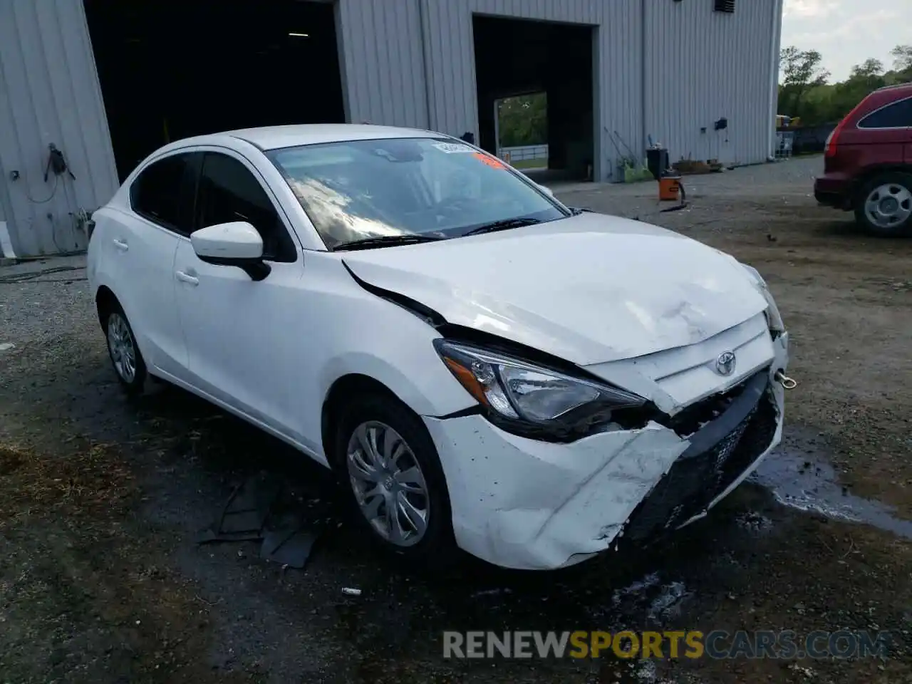 1 Photograph of a damaged car 3MYDLBYV4KY515551 TOYOTA YARIS 2019