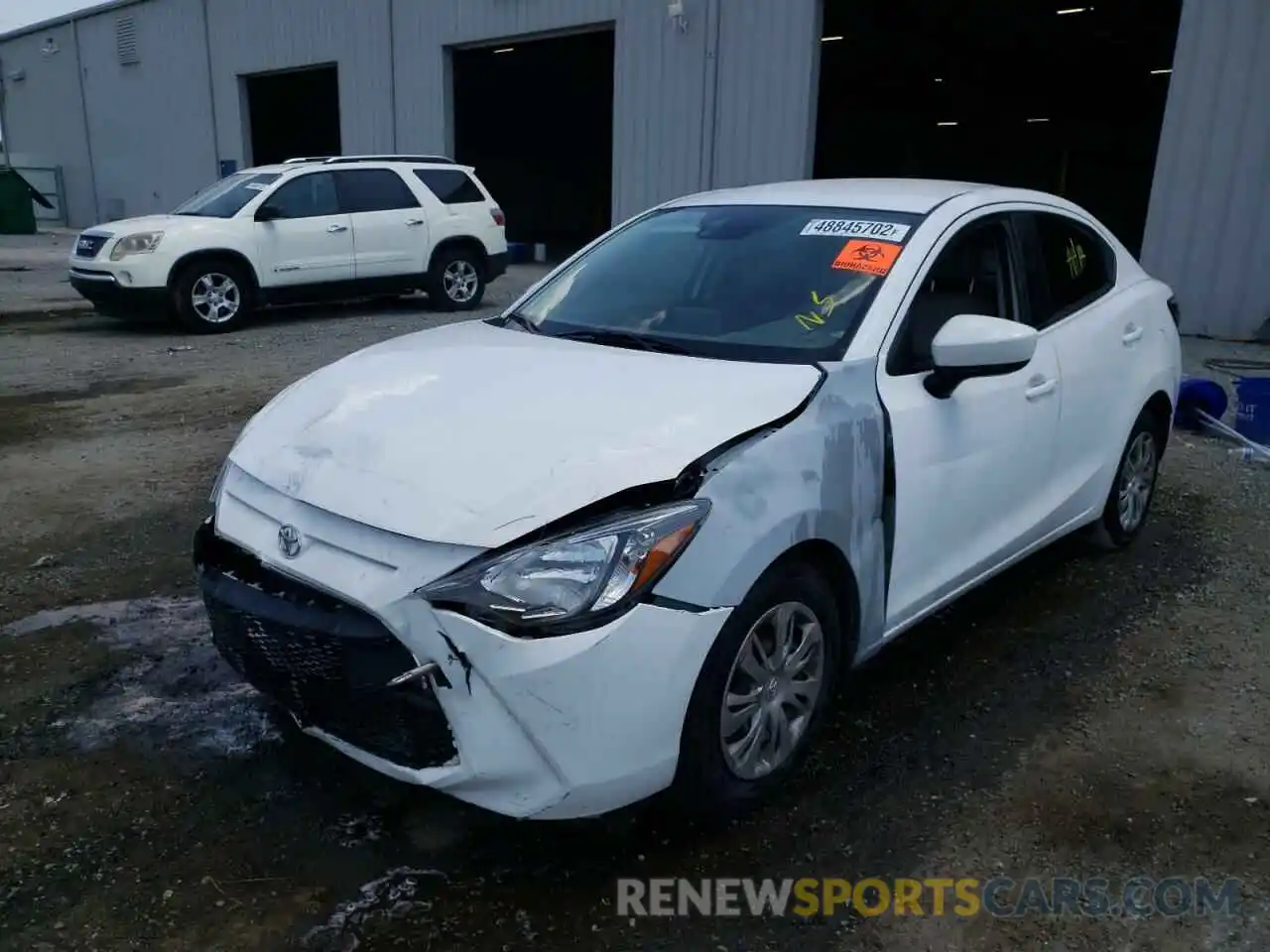 2 Photograph of a damaged car 3MYDLBYV4KY515551 TOYOTA YARIS 2019