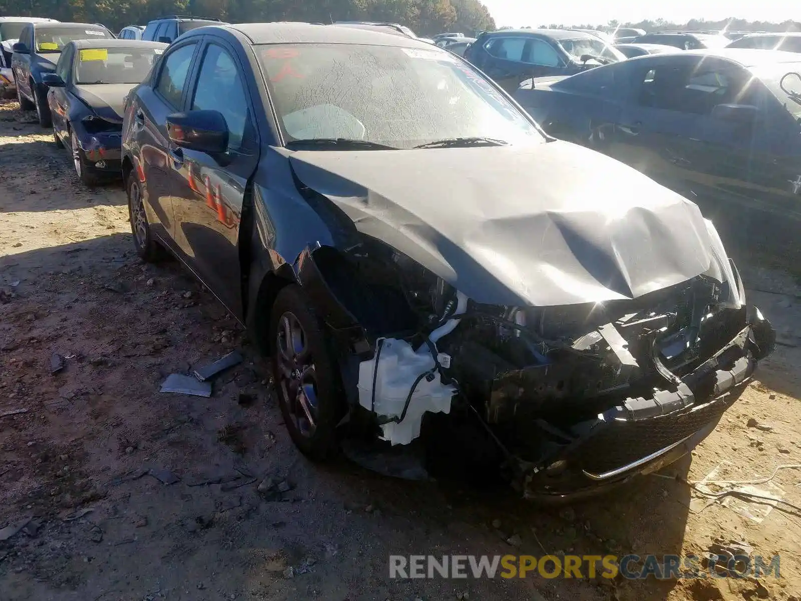 1 Photograph of a damaged car 3MYDLBYV4KY515582 TOYOTA YARIS 2019