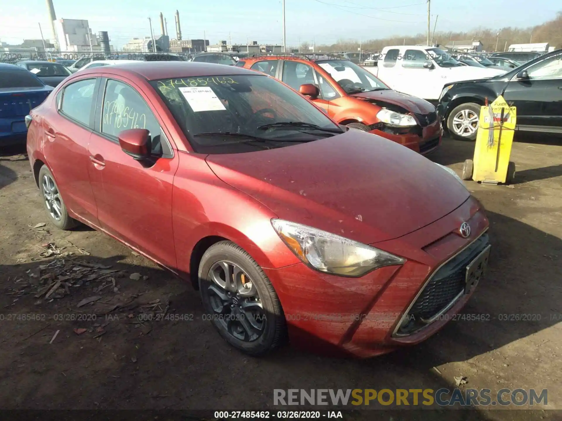 1 Photograph of a damaged car 3MYDLBYV4KY516215 TOYOTA YARIS 2019