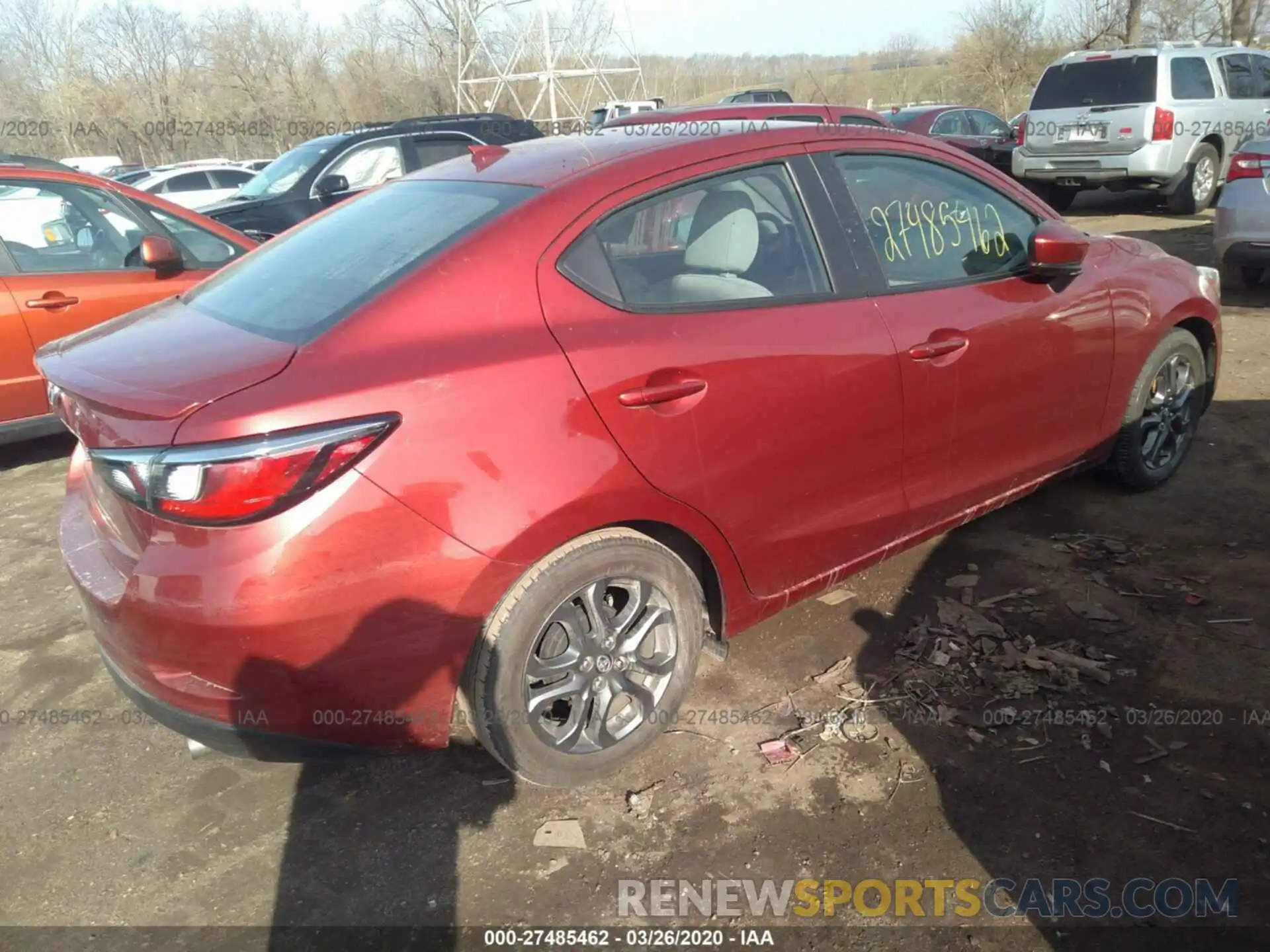 4 Photograph of a damaged car 3MYDLBYV4KY516215 TOYOTA YARIS 2019