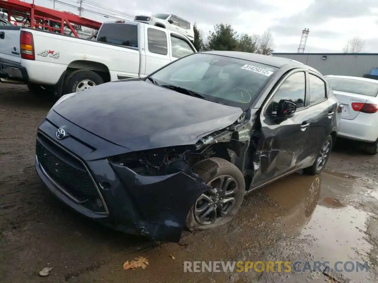 2 Photograph of a damaged car 3MYDLBYV4KY516313 TOYOTA YARIS 2019