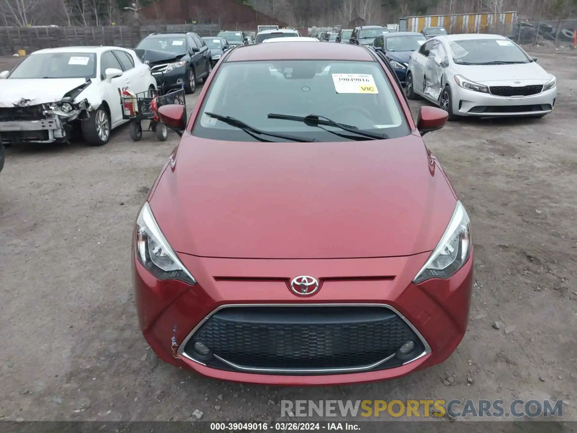 11 Фотография поврежденного автомобиля 3MYDLBYV4KY518286 TOYOTA YARIS 2019