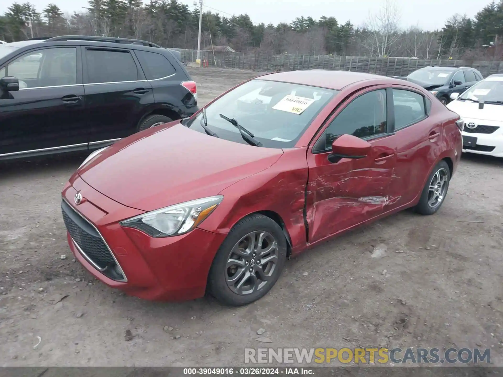 2 Photograph of a damaged car 3MYDLBYV4KY518286 TOYOTA YARIS 2019