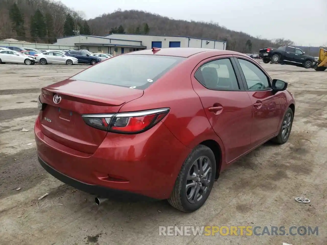 4 Photograph of a damaged car 3MYDLBYV4KY518692 TOYOTA YARIS 2019