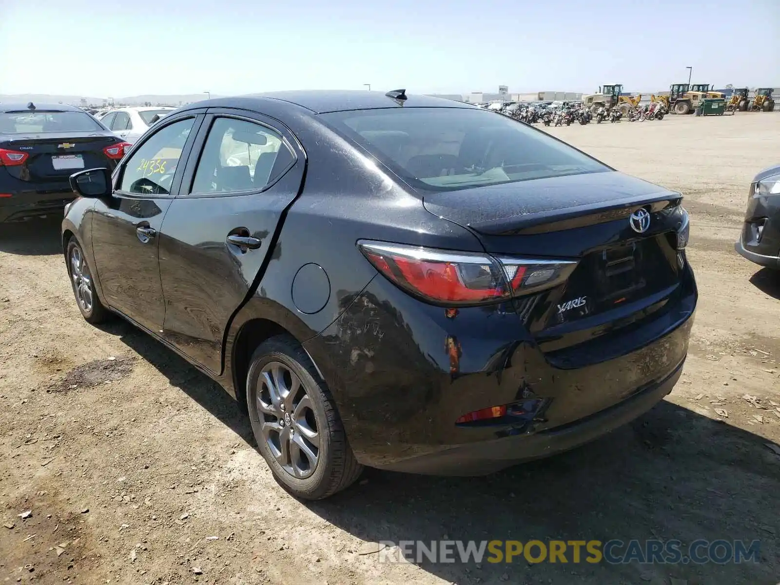 3 Photograph of a damaged car 3MYDLBYV4KY518806 TOYOTA YARIS 2019