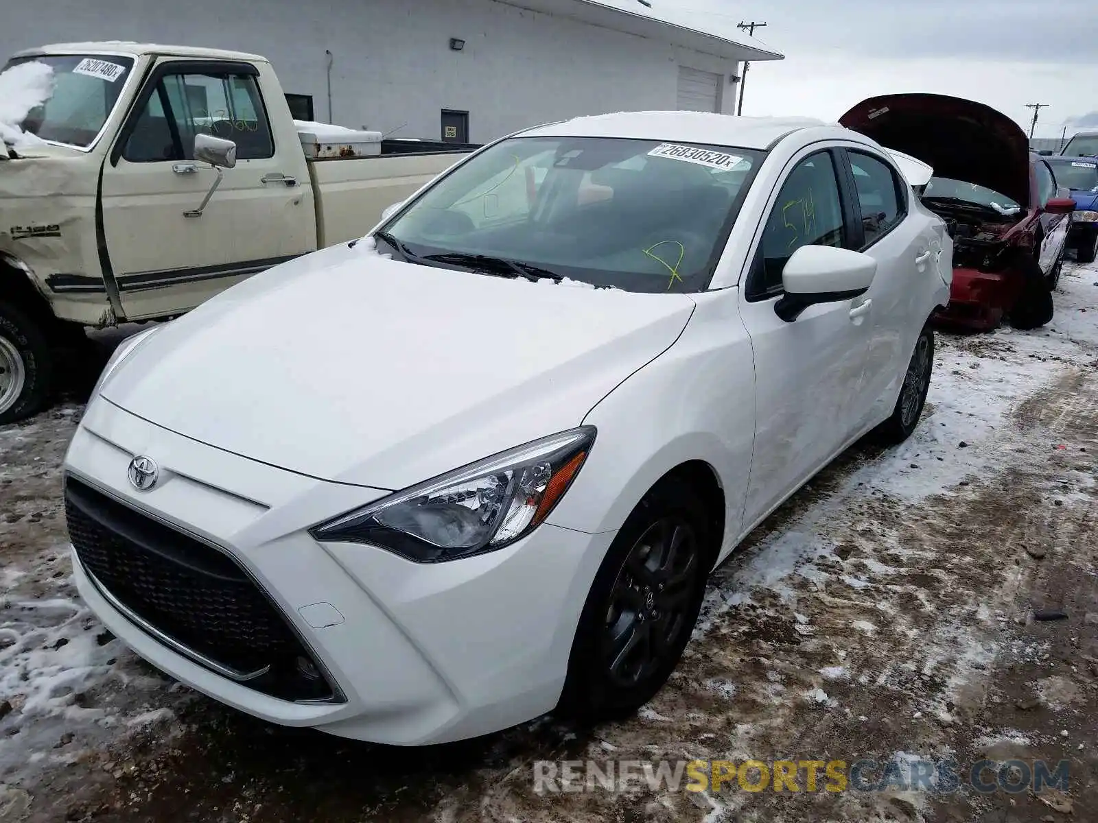 2 Photograph of a damaged car 3MYDLBYV4KY519003 TOYOTA YARIS 2019