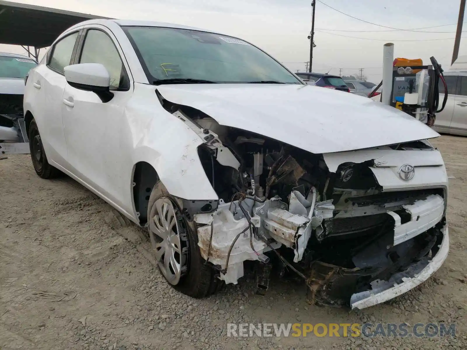 1 Photograph of a damaged car 3MYDLBYV4KY520121 TOYOTA YARIS 2019