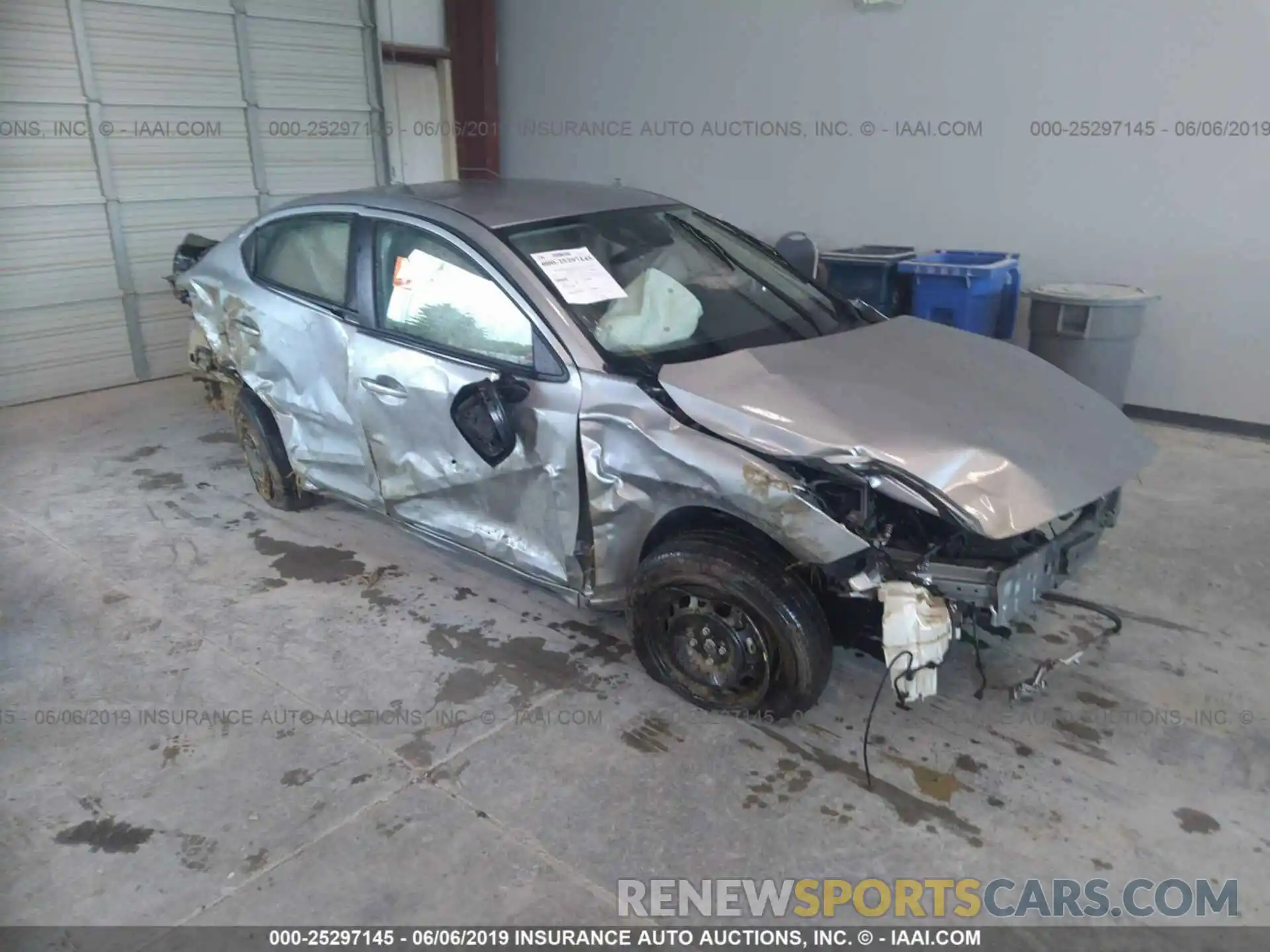 1 Photograph of a damaged car 3MYDLBYV4KY521611 TOYOTA YARIS 2019