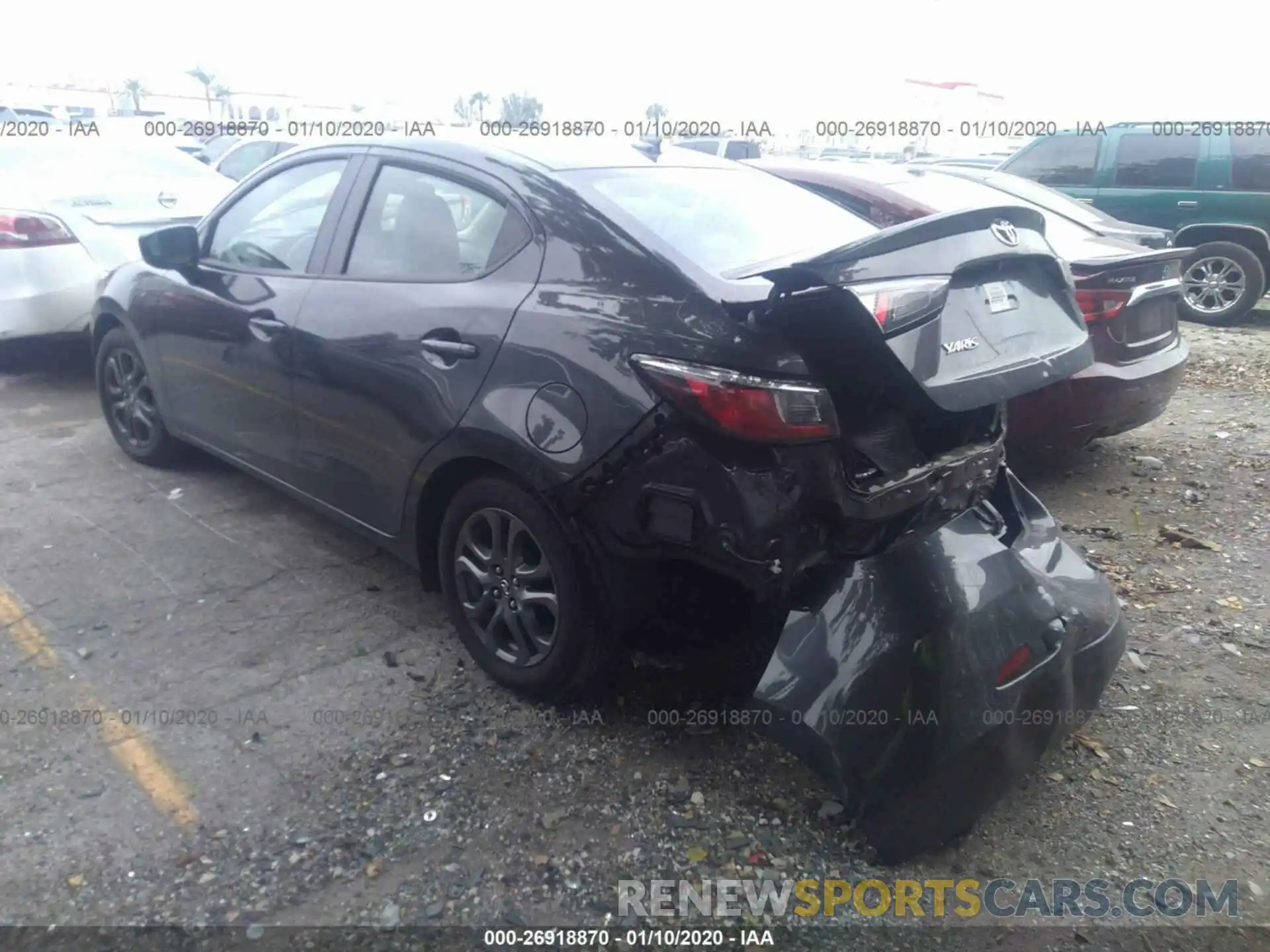 3 Photograph of a damaged car 3MYDLBYV4KY521950 TOYOTA YARIS 2019