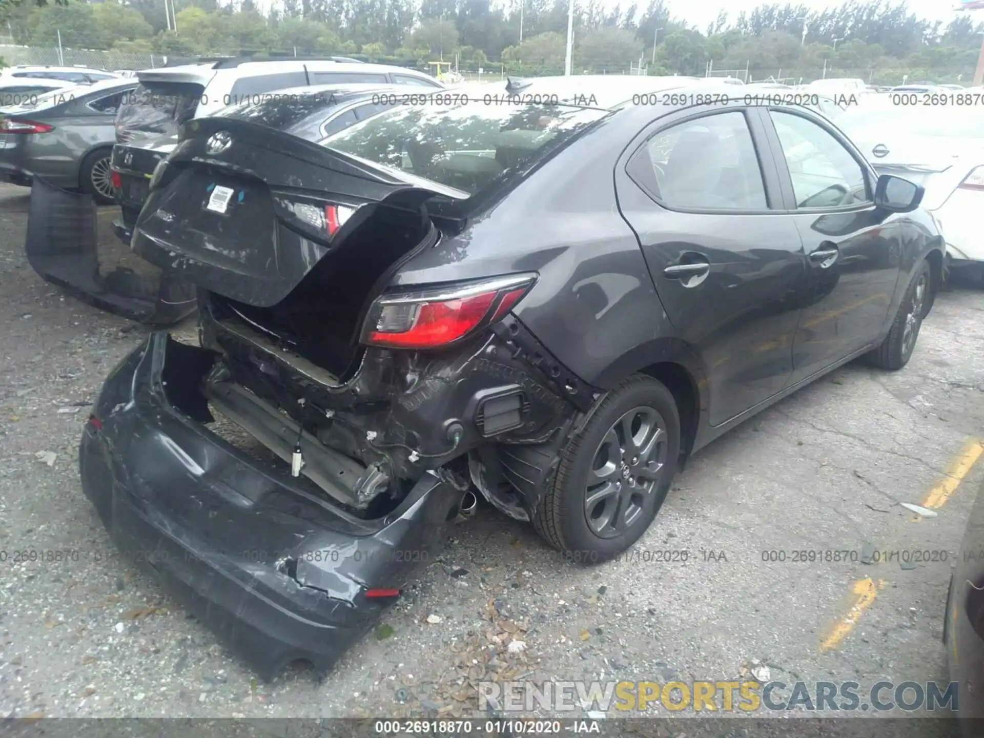 4 Photograph of a damaged car 3MYDLBYV4KY521950 TOYOTA YARIS 2019