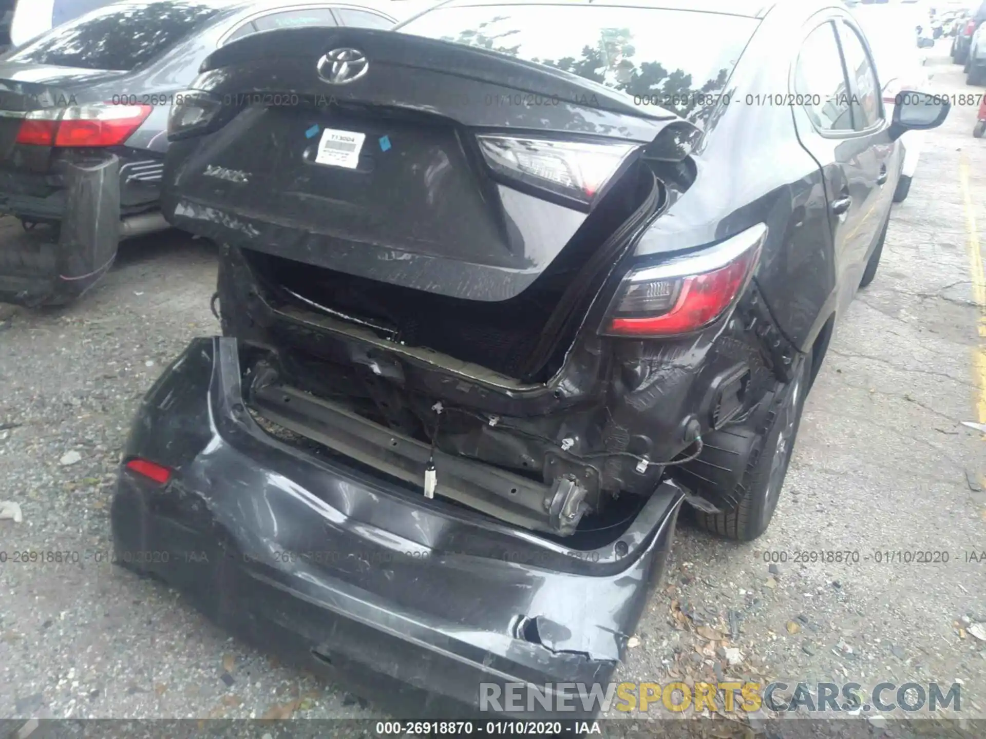 6 Photograph of a damaged car 3MYDLBYV4KY521950 TOYOTA YARIS 2019