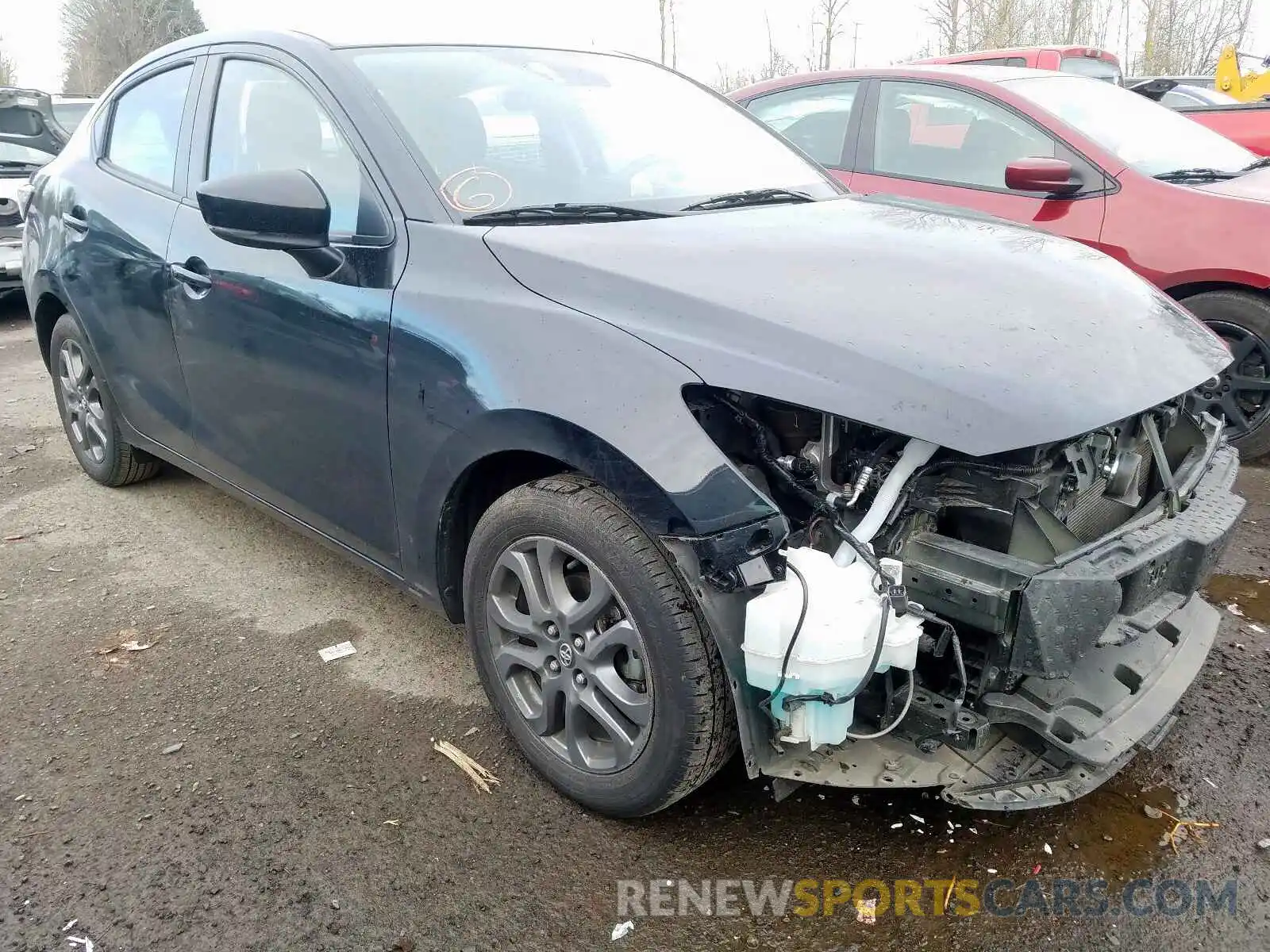 1 Photograph of a damaged car 3MYDLBYV4KY523391 TOYOTA YARIS 2019