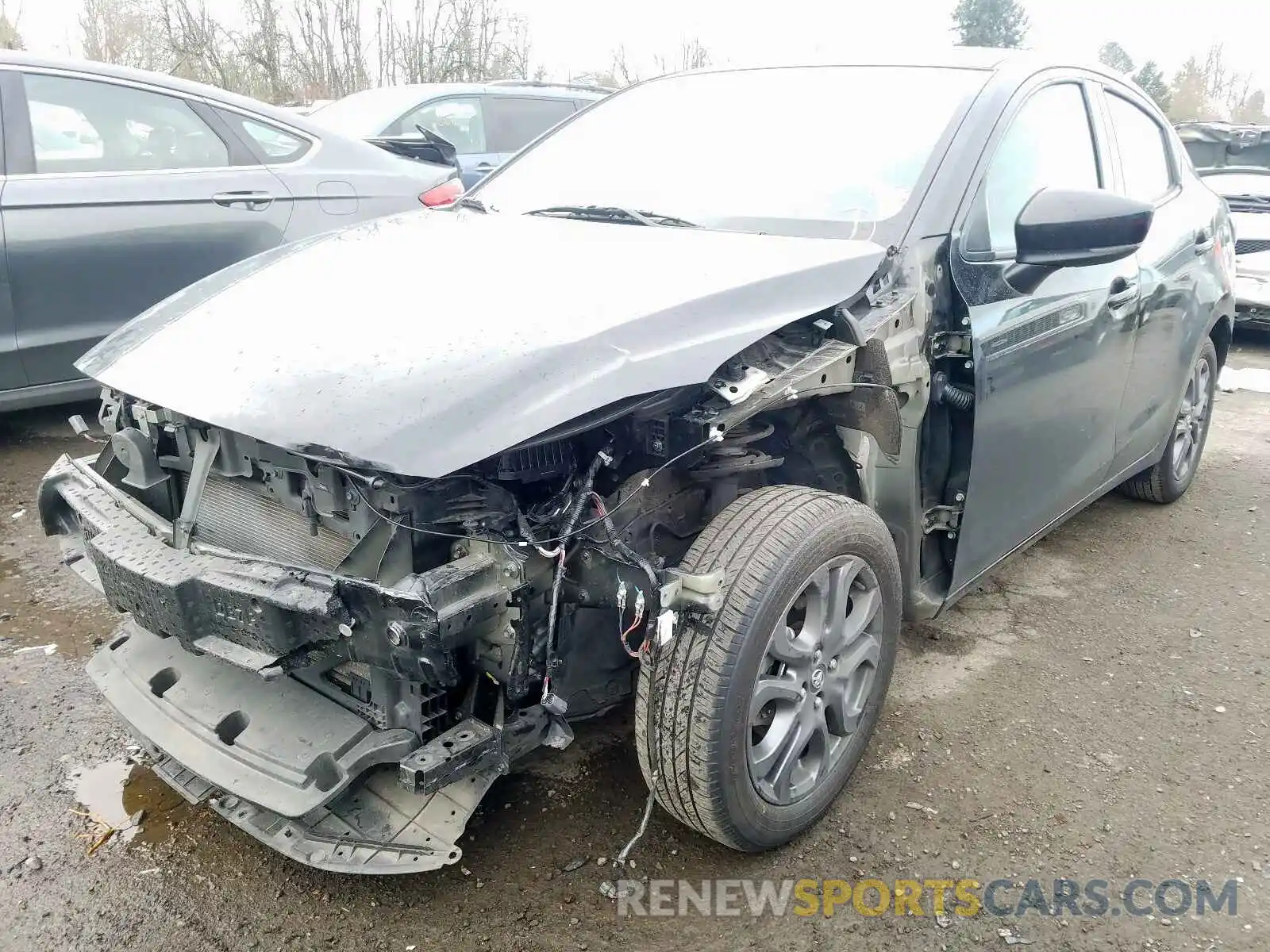 2 Photograph of a damaged car 3MYDLBYV4KY523391 TOYOTA YARIS 2019