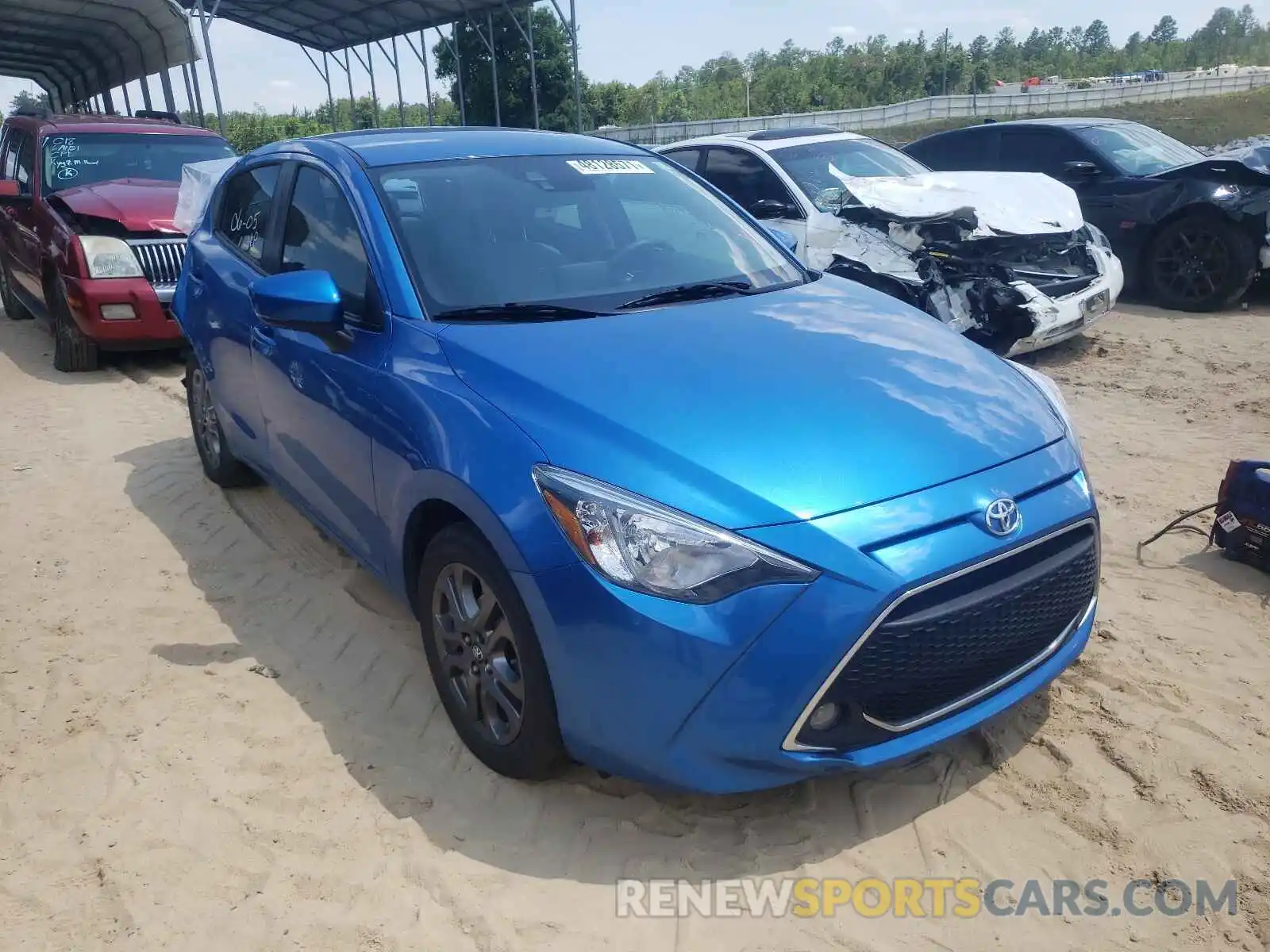 1 Photograph of a damaged car 3MYDLBYV4KY523505 TOYOTA YARIS 2019