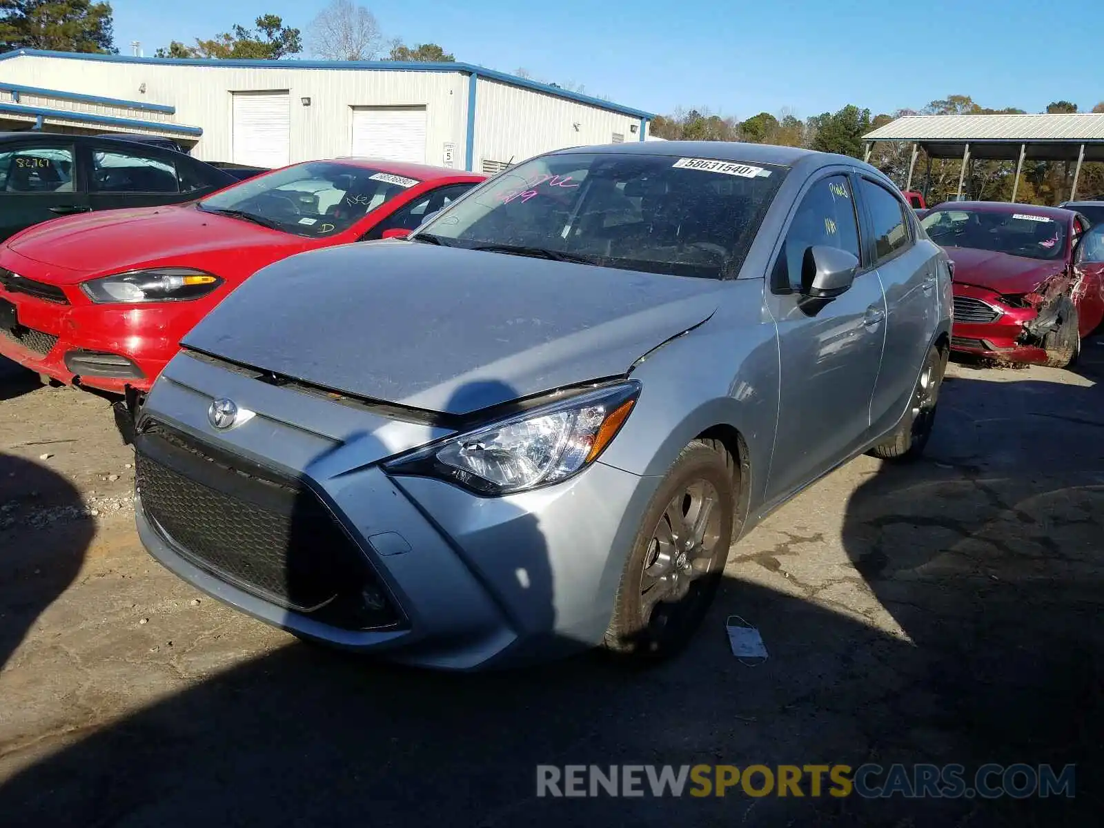 2 Photograph of a damaged car 3MYDLBYV4KY523813 TOYOTA YARIS 2019