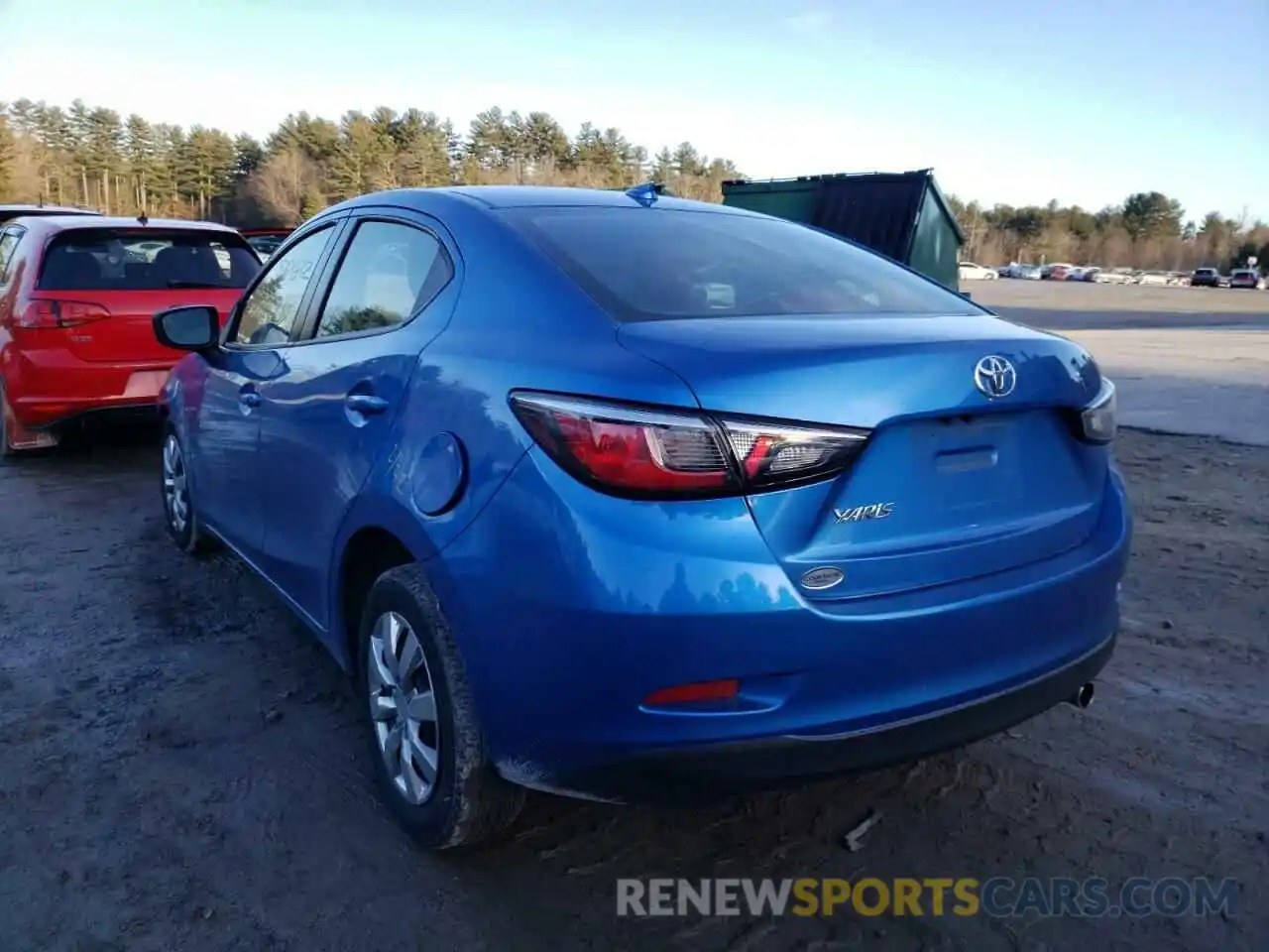 3 Photograph of a damaged car 3MYDLBYV4KY524038 TOYOTA YARIS 2019