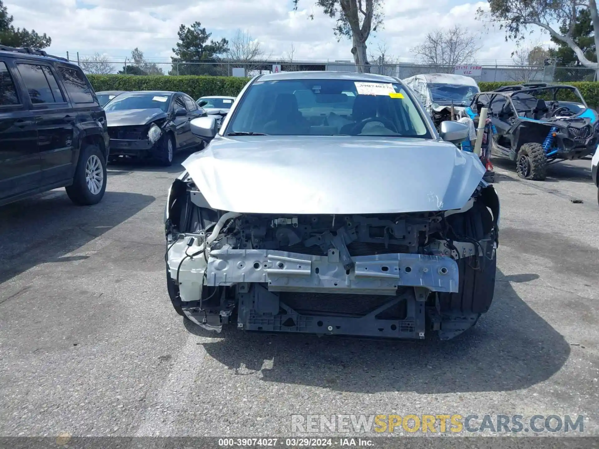 6 Photograph of a damaged car 3MYDLBYV4KY524041 TOYOTA YARIS 2019