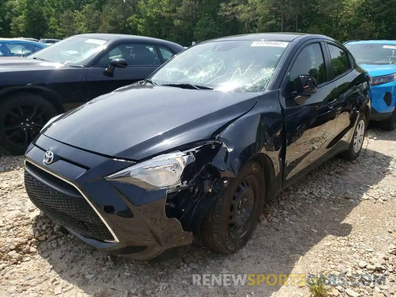 2 Photograph of a damaged car 3MYDLBYV4KY524377 TOYOTA YARIS 2019