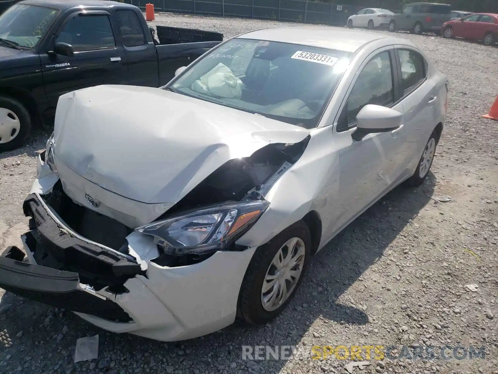 2 Photograph of a damaged car 3MYDLBYV4KY524511 TOYOTA YARIS 2019