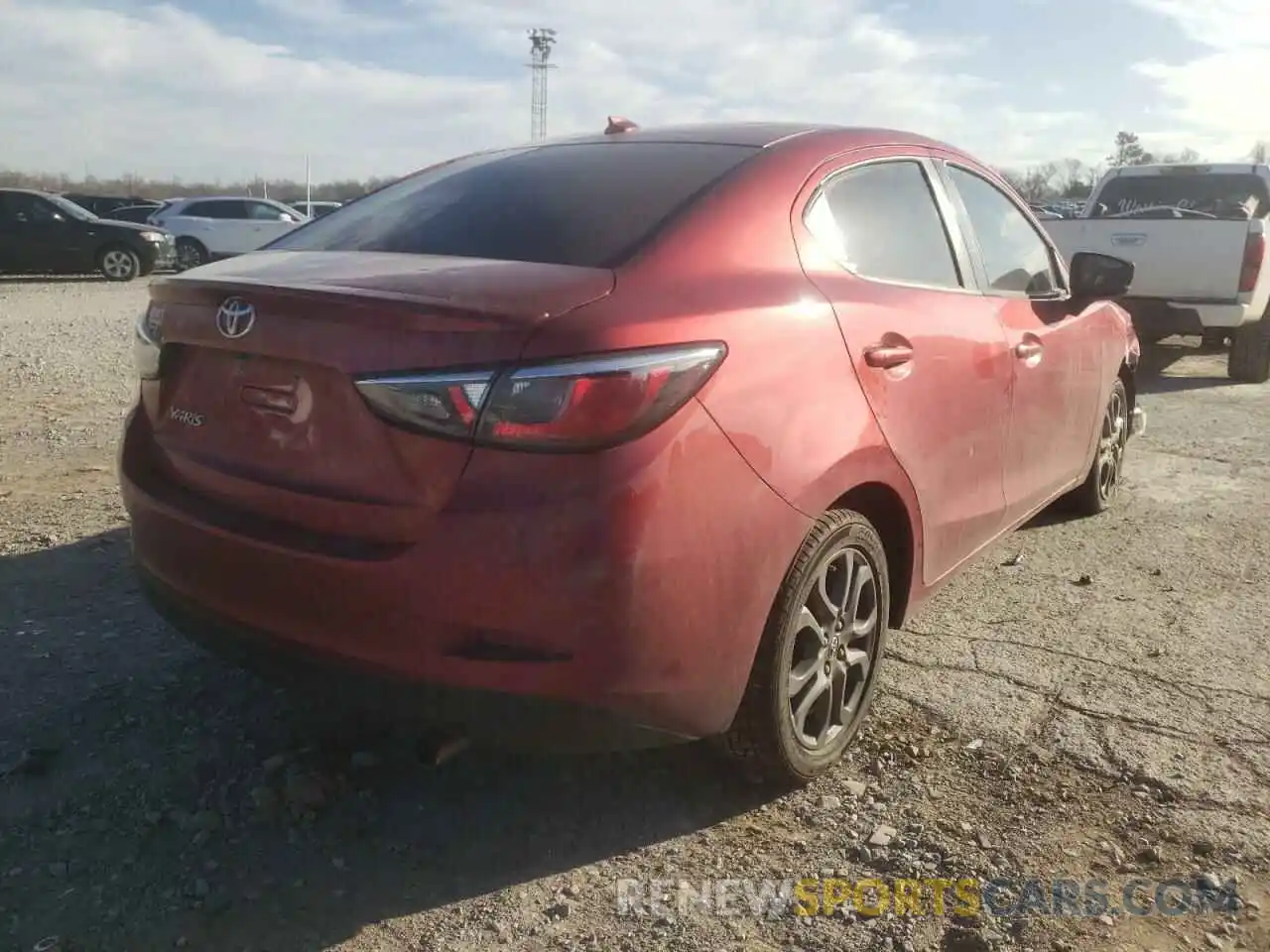 4 Photograph of a damaged car 3MYDLBYV4KY524637 TOYOTA YARIS 2019