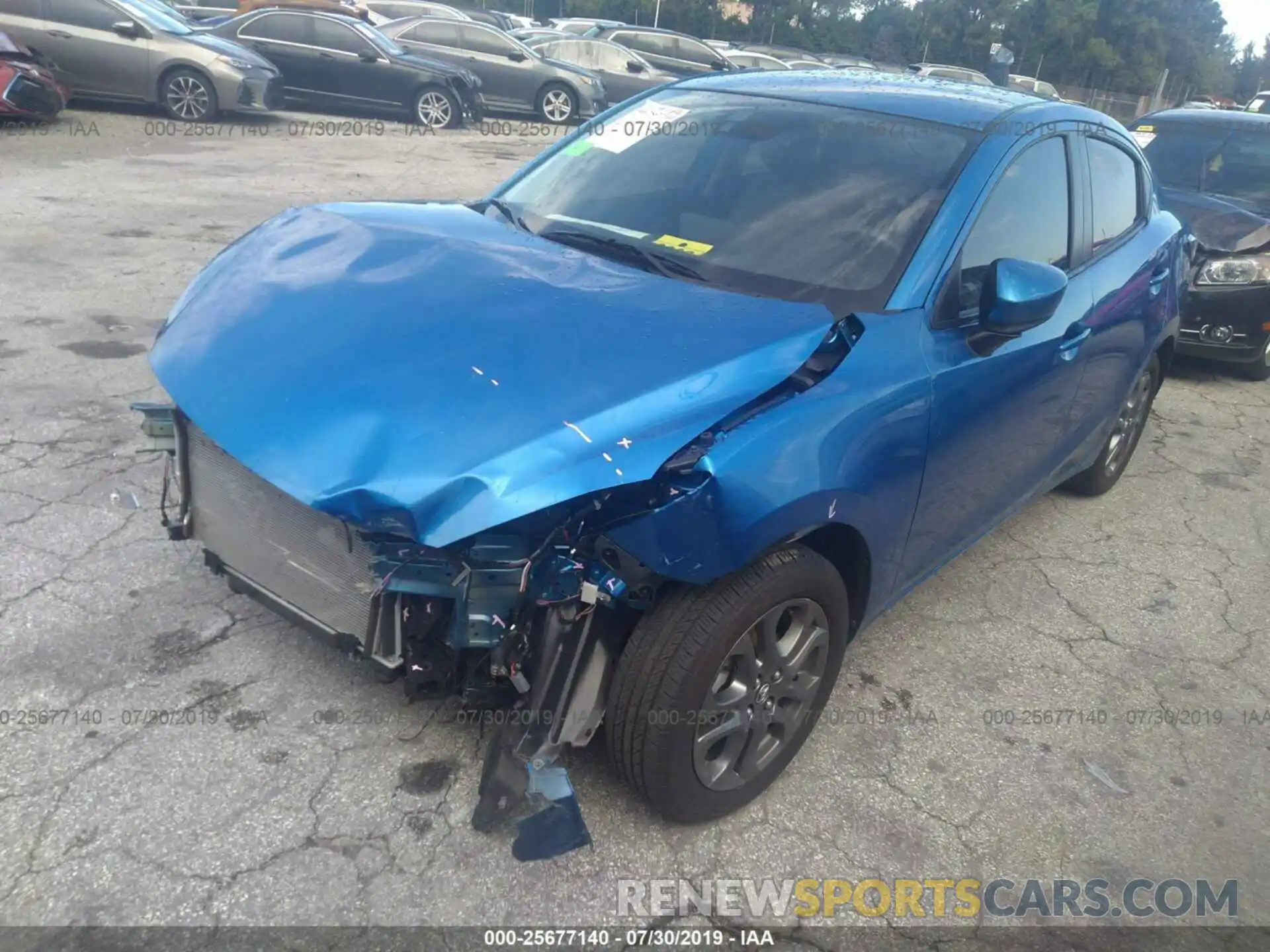 6 Photograph of a damaged car 3MYDLBYV4KY524797 TOYOTA YARIS 2019