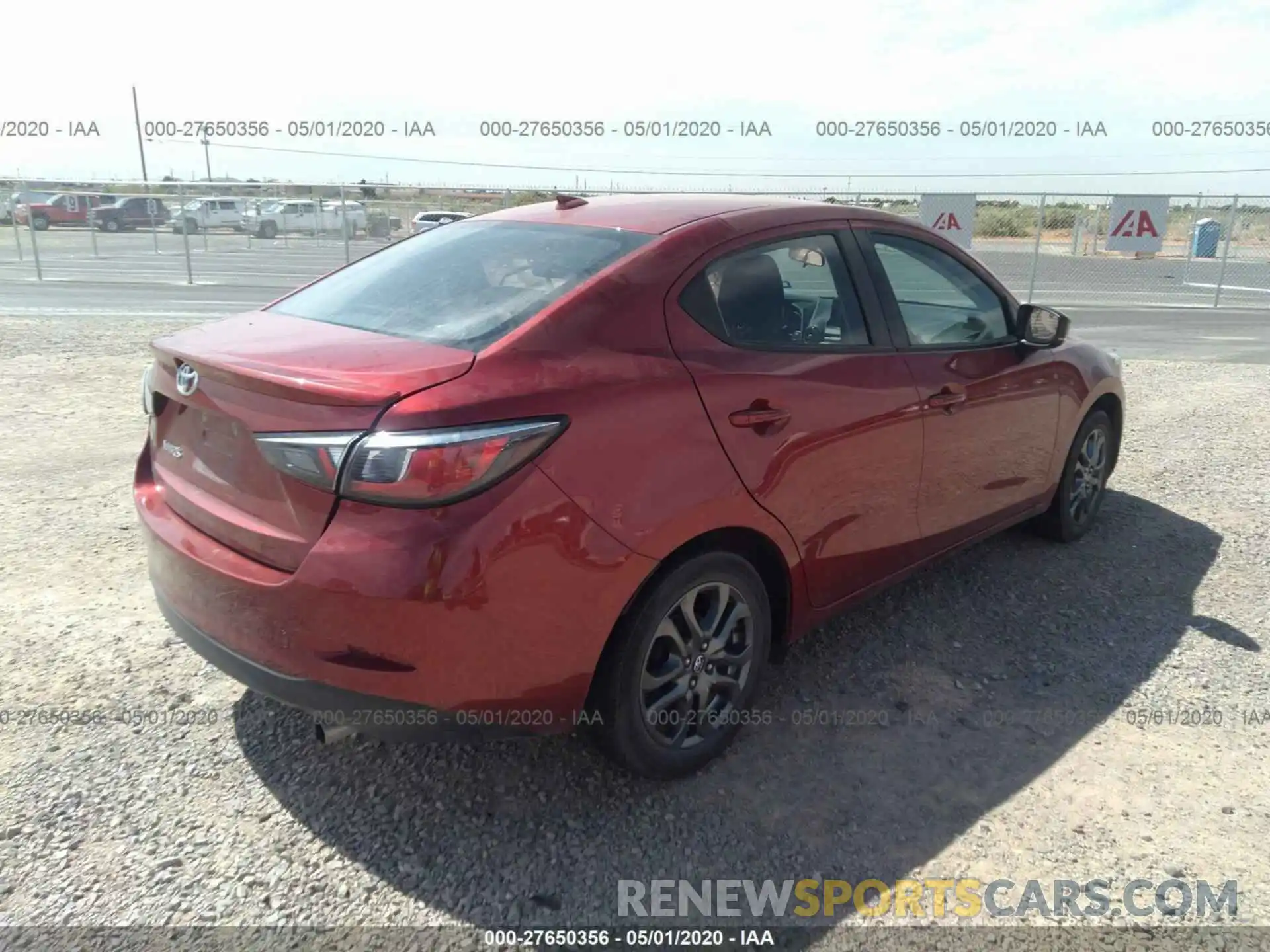 4 Photograph of a damaged car 3MYDLBYV4KY525724 TOYOTA YARIS 2019