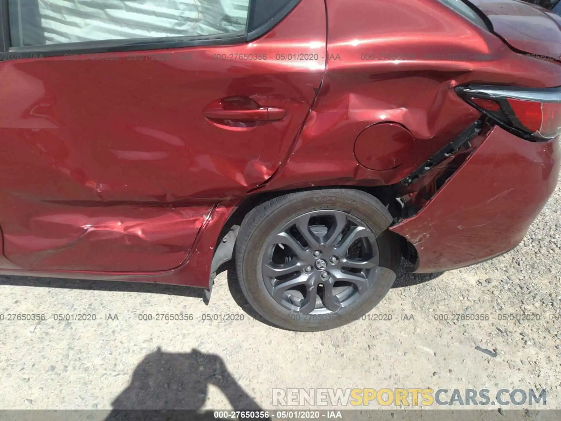 6 Photograph of a damaged car 3MYDLBYV4KY525724 TOYOTA YARIS 2019