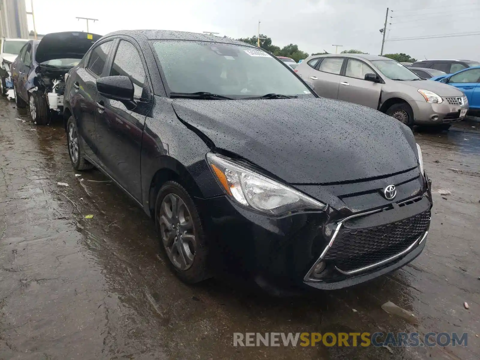 1 Photograph of a damaged car 3MYDLBYV4KY525884 TOYOTA YARIS 2019