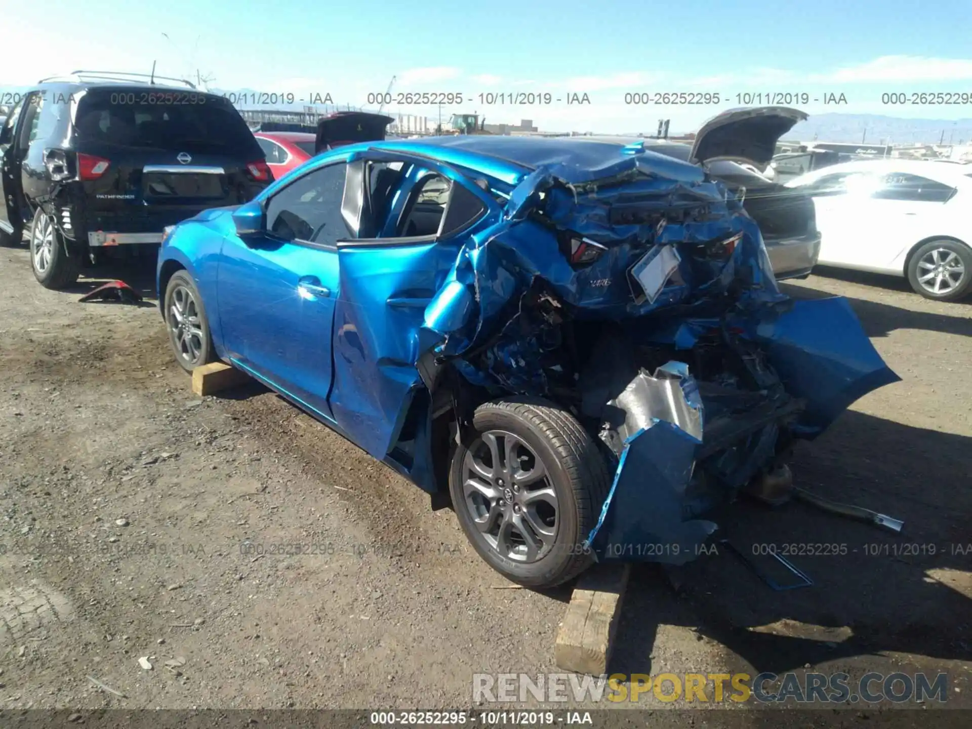 3 Photograph of a damaged car 3MYDLBYV4KY526405 TOYOTA YARIS 2019