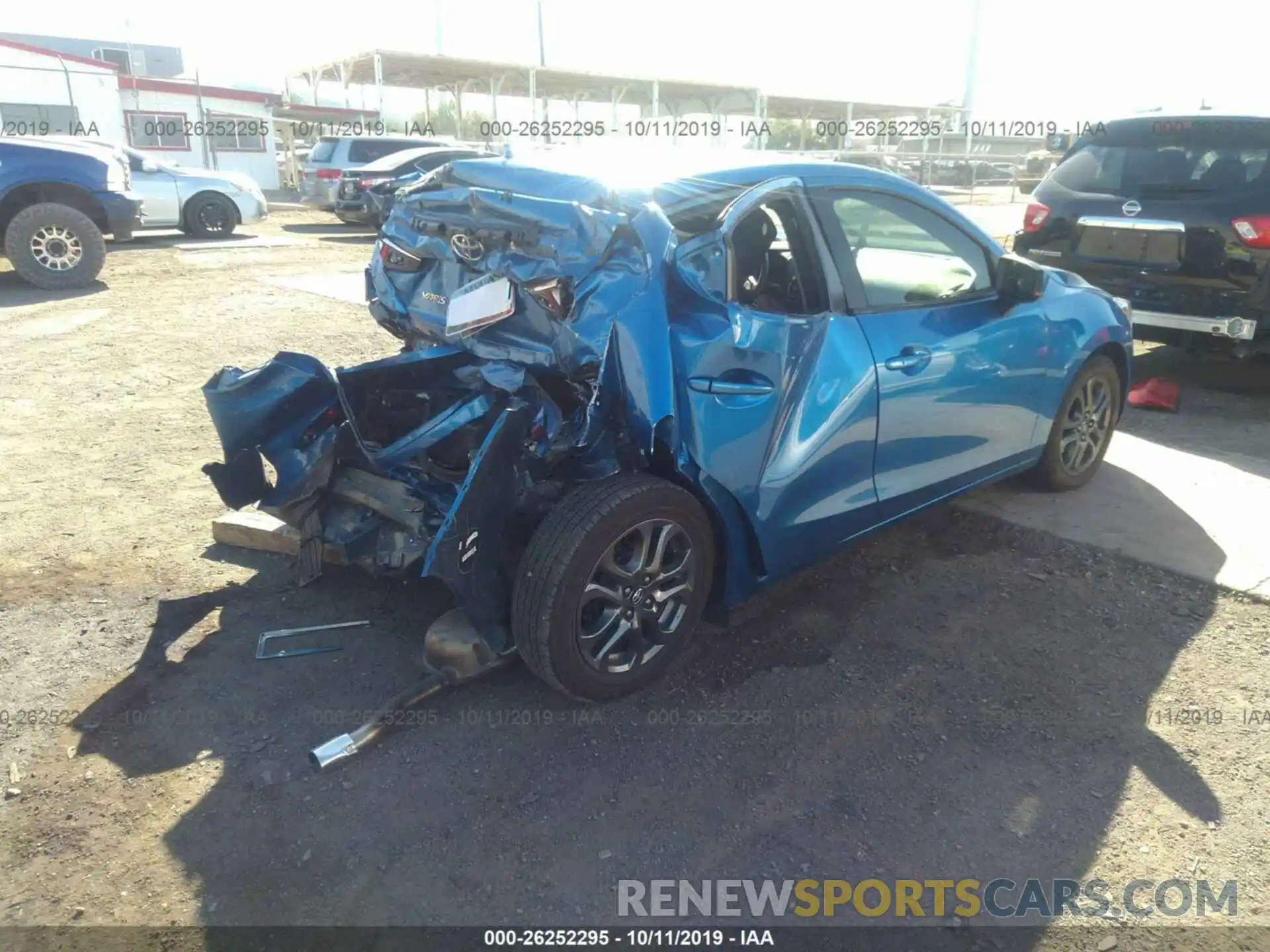 4 Photograph of a damaged car 3MYDLBYV4KY526405 TOYOTA YARIS 2019