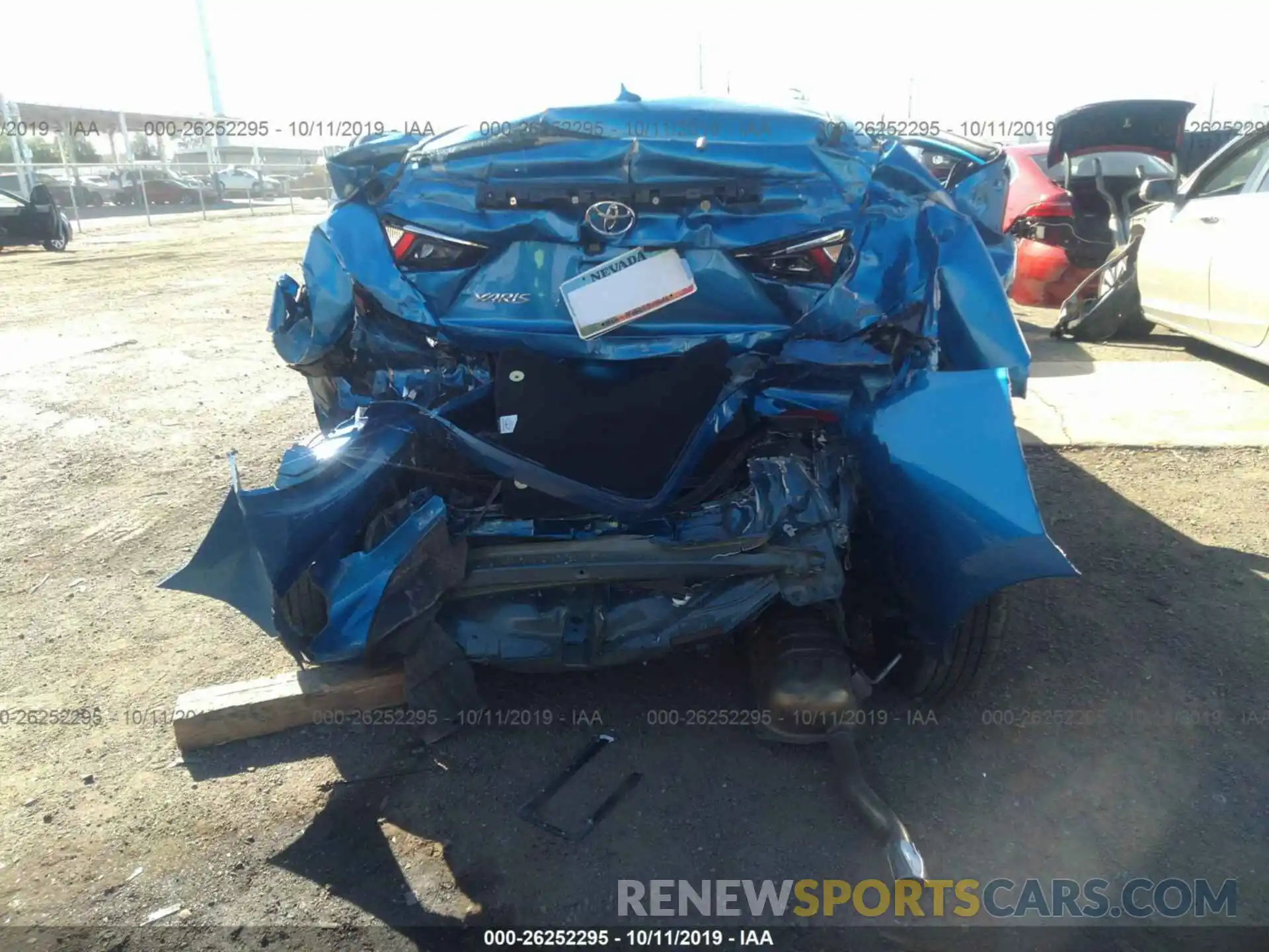 6 Photograph of a damaged car 3MYDLBYV4KY526405 TOYOTA YARIS 2019