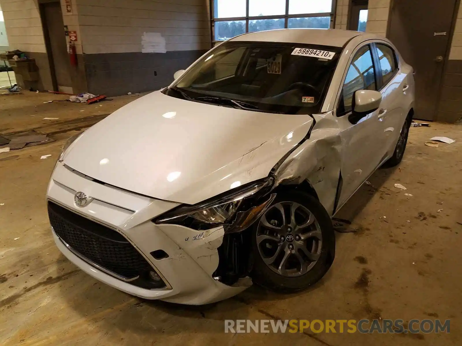 2 Photograph of a damaged car 3MYDLBYV4KY526419 TOYOTA YARIS 2019