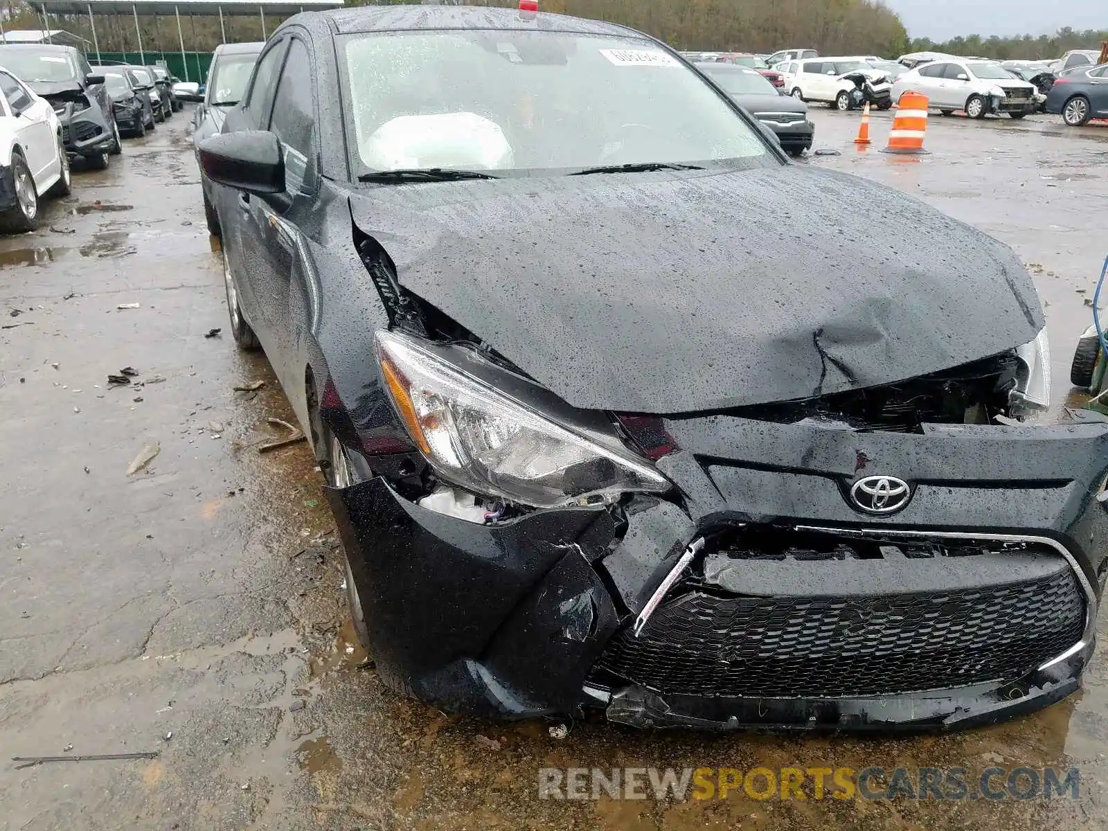 1 Photograph of a damaged car 3MYDLBYV4KY528168 TOYOTA YARIS 2019