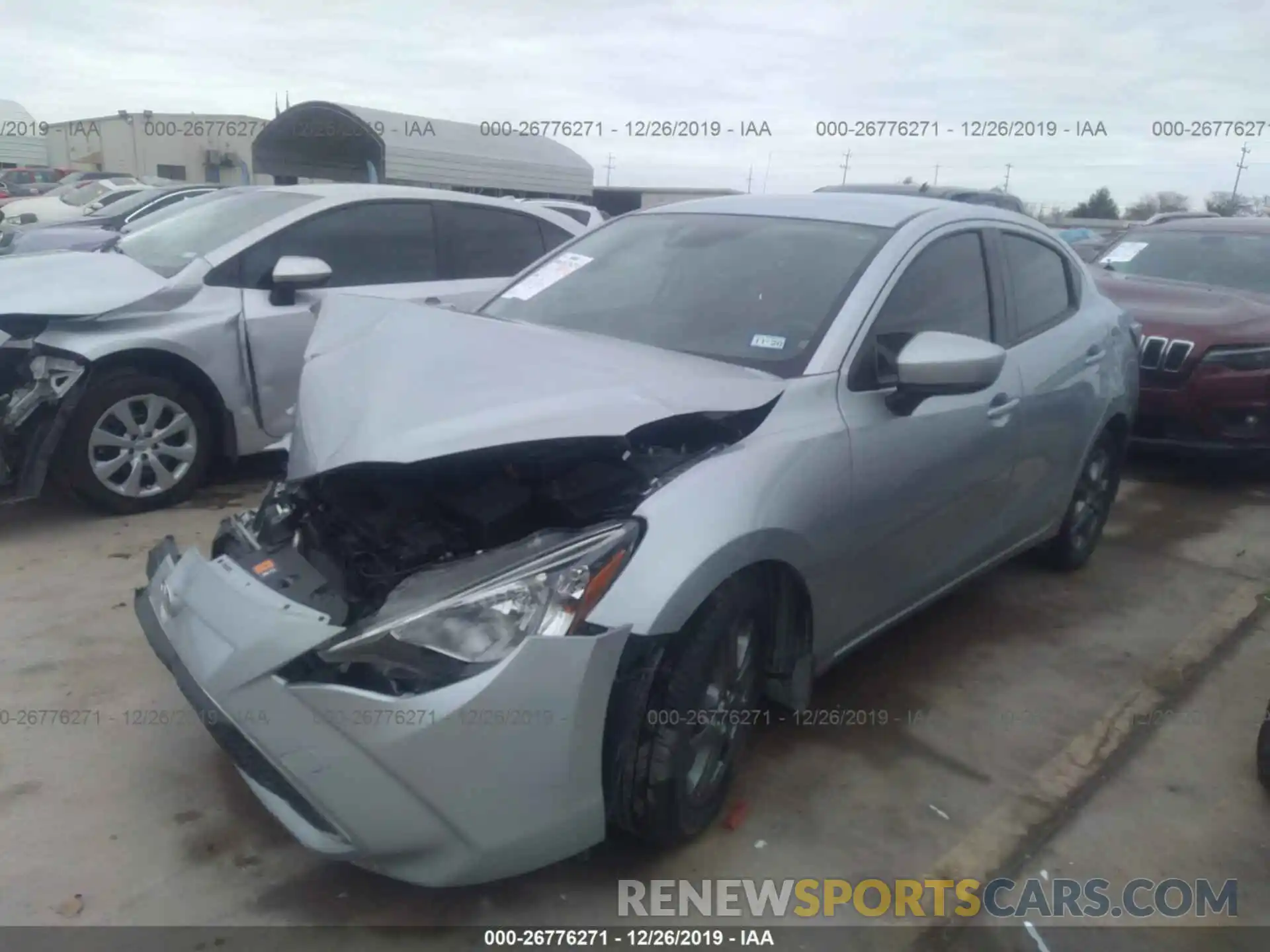 2 Photograph of a damaged car 3MYDLBYV5KY500363 TOYOTA YARIS 2019