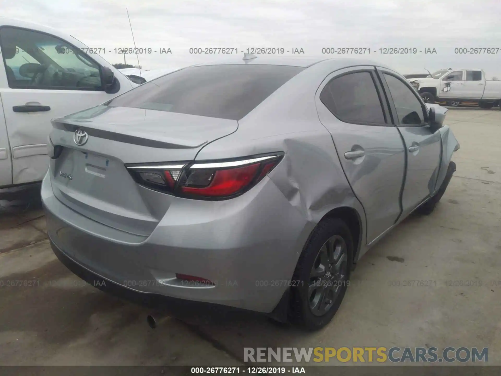 4 Photograph of a damaged car 3MYDLBYV5KY500363 TOYOTA YARIS 2019